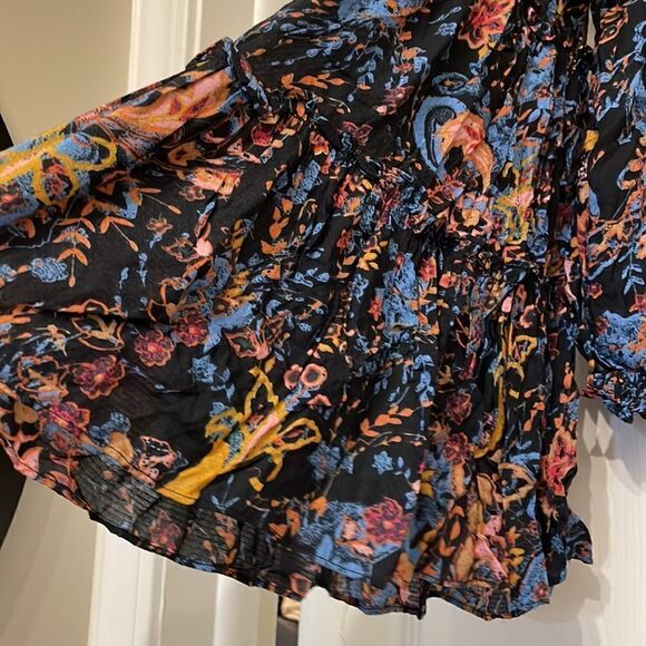 Free People Free Spirit Off the Shoulder Boho Top - Picture 5 of 10